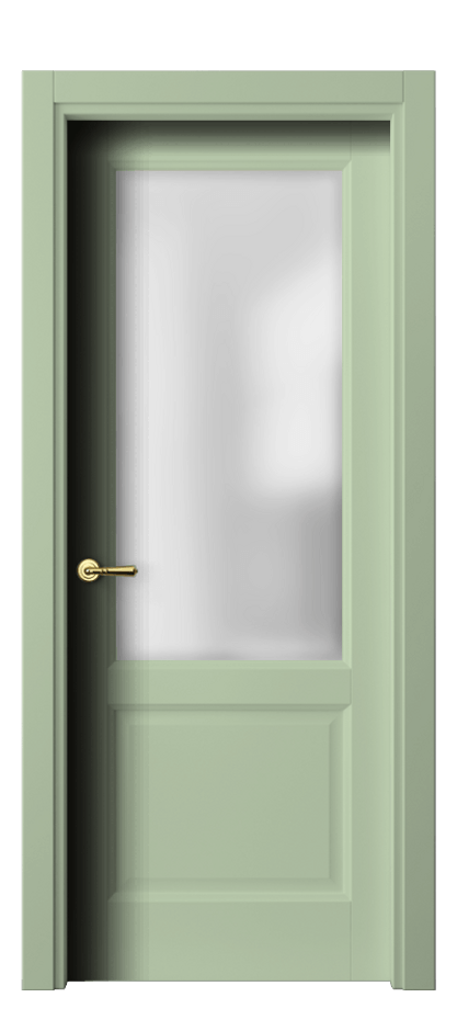 Межкомнатная дверь Галант 1422 Матовый белоснежный Сатинированное стекло Цена 68199 ₽ | Volhovec