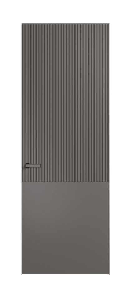 Дверь межкомнатная Velvet 8205 Матовый классический серый. Скрытый короб Черный Цена 61189 . Фабрика дверей Волховец 8 (800) 551 43 19 Межкомнатная дверь Velvet 8205 Матовый классический серый. Цена 61189 | Volhovec