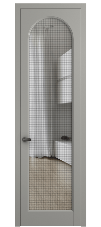 Дверь межкомнатная Palazzo 6804 Матовый нейтральный серый Декоративное стекло с сеткой "Mesh silver", триплекс 0536 МНСР Цена 105029 ₽ Наличники уже входят в базовый комплект. Фабрика дверей Волховец 8 (800) 551 43 19 Межкомнатная дверь Palazzo 6804 Матовый нейтральный серый Декоративное стекло с сеткой "Mesh silver", триплекс Цена 105029 ₽ | Volhovec