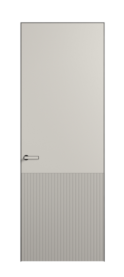 Дверь межкомнатная Velvet АКП 8204 Матовый облачно-серый. Скрытый короб Черный Цена 70469 . Фабрика дверей Волховец 8 (800) 551 43 19 Межкомнатная дверь Velvet АКП 8204 Матовый облачно-серый. Цена 70469 | Volhovec