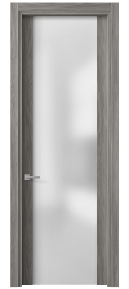 Межкомнатная дверь Планум 4114 Имбирный ясень Сатинированное стекло Цена 32924 ₽ | Volhovec