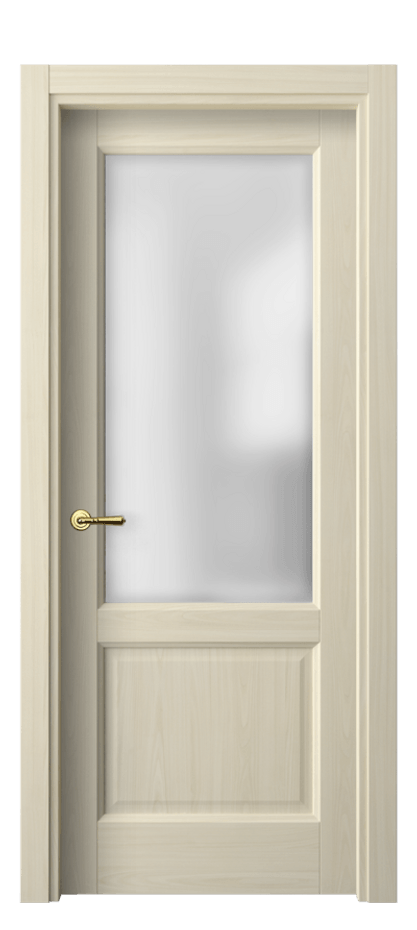 Межкомнатная дверь Галант 1422 Молочный ясень Сатинированное стекло Цена 30374 ₽ | Volhovec