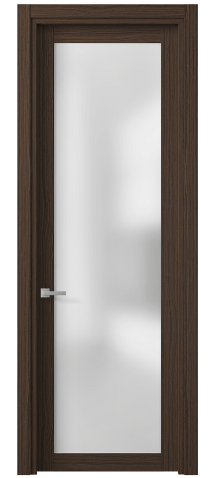 Межкомнатная дверь Планум 2102 Экзотик трюфельный матовый Сатинированное стекло Цена 10865370 so'm | Volhovec