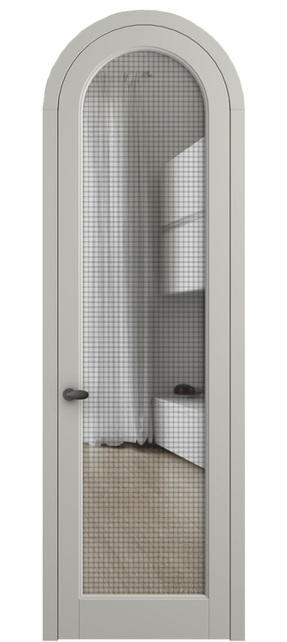 Дверь межкомнатная Palazzo 6814 Матовый тёплый серый Декоративное стекло с сеткой "Mesh silver", триплекс 0536R МТСР Цена 133159 ₽ Наличники уже входят в базовый комплект. Фабрика дверей Волховец 8 (800) 551 43 19 Межкомнатная дверь Palazzo 6814 Матовый тёплый серый Декоративное стекло с сеткой "Mesh silver", триплекс Цена 133159 ₽ | Volhovec