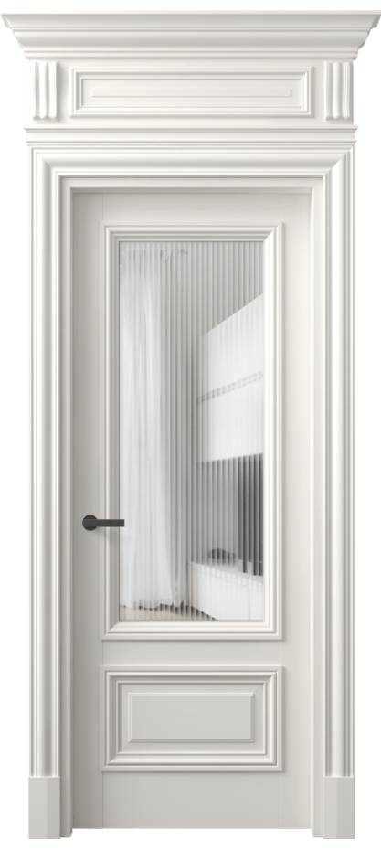 Дверь межкомнатная Антик 7306 Матовый пудровый белый Рифлёное стекло "Moru", триплекс КЭП + Объёмный фриз + Карниз МПБЛ Цена 170609 ₽ Наличники уже входят в базовый комплект. Фабрика дверей Волховец 8 (800) 551 43 19 Межкомнатная дверь Антик 7306 Матовый пудровый белый Рифлёное стекло "Moru", триплекс Цена 170609 ₽ | Volhovec