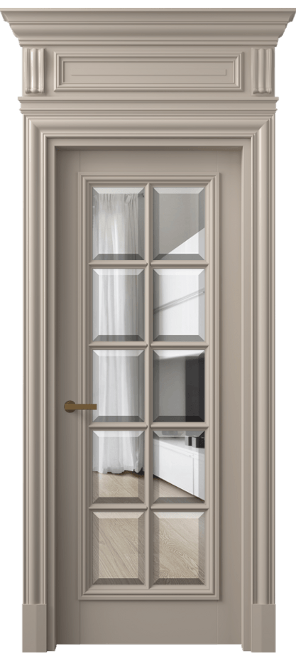Дверь межкомнатная Антик 7310 Матовый бисквитный Прозрачное стекло с фацетом КЭП + Объёмный фриз + Карниз МБСК Цена 181709 ₽ Наличники уже входят в базовый комплект. Фабрика дверей Волховец 8 (800) 551 43 19 Межкомнатная дверь Антик 7310 Матовый бисквитный Прозрачное стекло с фацетом Цена 181709 ₽ | Volhovec