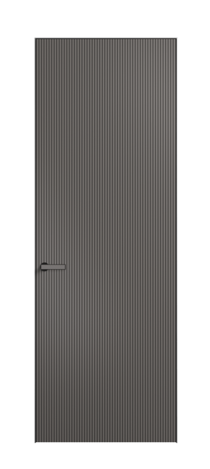 Дверь межкомнатная Velvet АКП 8201 Матовый классический серый. Скрытый короб Черный Цена 61569 . Фабрика дверей Волховец 8 (800) 551 43 19 Межкомнатная дверь Velvet АКП 8201 Матовый классический серый. Цена 61569 | Volhovec