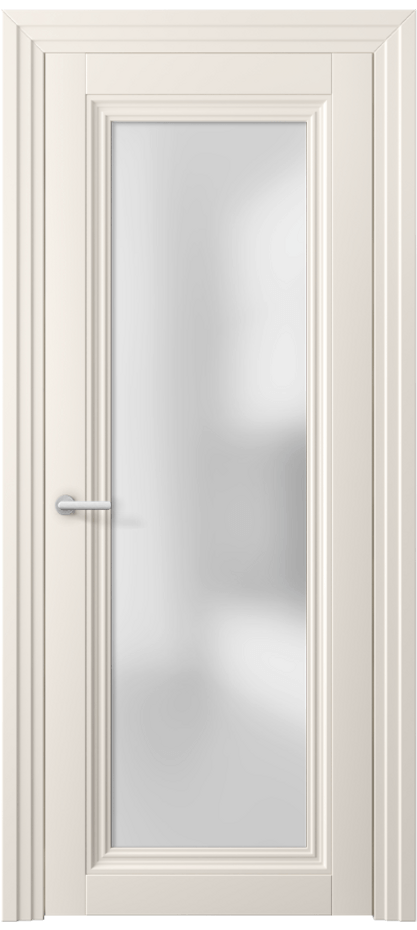 Дверь межкомнатная Centro 2502 ПЭТ кремово-белый Сатинированное стекло Каскадный наличник ПЭКБ Цена 37599 ₽ Наличники уже входят в базовый комплект. Фабрика дверей Волховец 8 (800) 551 43 19 Межкомнатная дверь Centro 2502 ПЭТ кремово-белый Сатинированное стекло Цена 37599 ₽ | Volhovec