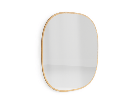 Мебель Зеркало настенное Primo 105×105 см. Цвет Дуб пшеничный матовый. Материал Массив дуба матовый. Коллекция Зеркало настенное Primo 105×105 см. Картинка.