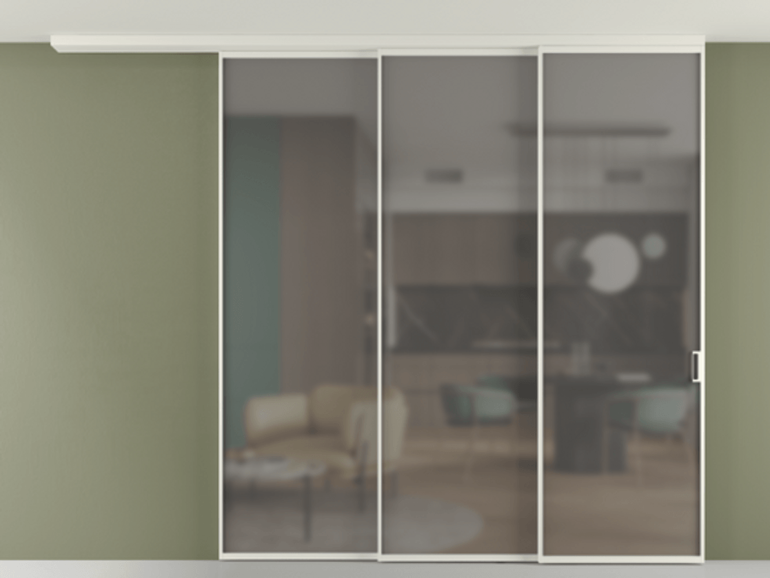 Перегородка Formato вдоль стены на потолок телескопик синхро 3 #VENDORCODE# #FURNISH# #GLASS# Цена #PRICE# #CURRENCY# | Volhovec