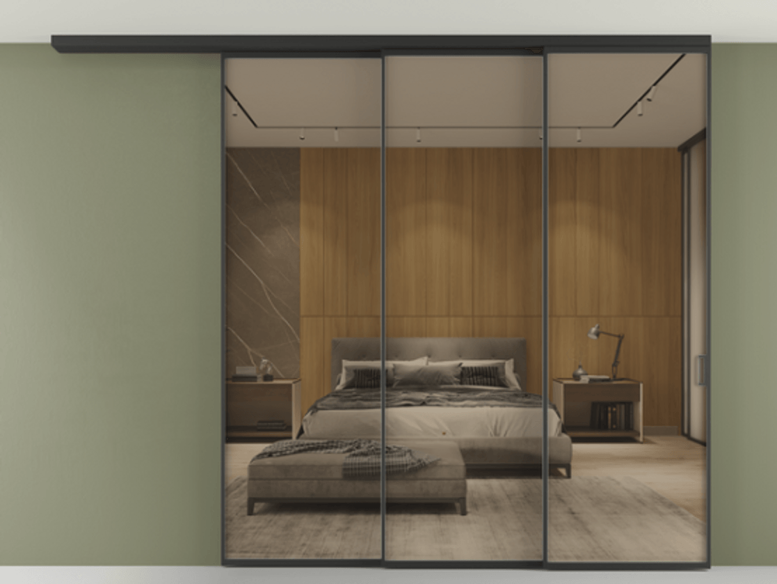 Перегородка Formato вдоль стены на потолок телескопик синхро 3 #VENDORCODE# #FURNISH# #GLASS# Цена #PRICE# #CURRENCY# | Volhovec