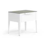 Тумба прикроватная Piega 1 ящик Матовый белоснежный