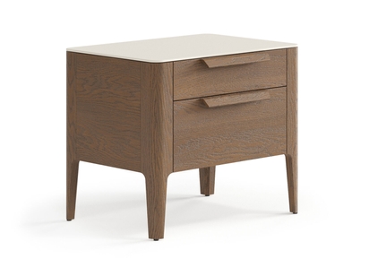 Мебель Тумба прикроватная Piega 2 ящика. Цвет Дуб туманный матовый. Материал Массив дуба матовый. Коллекция Тумба прикроватная Piega 2 ящика. Фото. Мебель Тумба прикроватная Piega 2 ящика. Цвет Дуб туманный матовый. Материал Массив дуба матовый. Коллекция Тумба прикроватная Piega 2 ящика. Картинка.