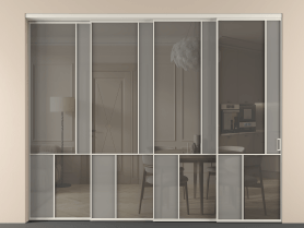 Алюминевая перегородка vntl4_1_АОС_Серый сатин триплекс+Серый триплекс_new. Цвет Алюминий облачно-серый. Материал Алюминий в эмали. Коллекция Перегородка Mosaic внутри проёма телескопик синхро 3. Фото. Алюминевая перегородка vntl4_1_АОС_Серый сатин триплекс+Серый триплекс_new. Цвет Алюминий облачно-серый. Материал Алюминий в эмали. Коллекция Перегородка Mosaic внутри проёма телескопик синхро 3. Картинка.