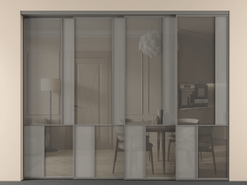 Алюминевая перегородка vntl4_1_АКЛС_Серый сатин триплекс+Серый триплекс_new. Цвет Алюминий классический серый. Материал Алюминий в эмали. Коллекция Перегородка Mosaic внутри проёма телескопик синхро 3. Фото. Алюминевая перегородка vntl4_1_АКЛС_Серый сатин триплекс+Серый триплекс_new. Цвет Алюминий классический серый. Материал Алюминий в эмали. Коллекция Перегородка Mosaic внутри проёма телескопик синхро 3. Картинка.