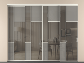 Алюминевая перегородка vntl4_5 БЕЛ. Цвет Алюминий Белый. Материал Алюминий. Коллекция Перегородка Mosaic внутри проёма телескопик синхро 3. Фото. Алюминевая перегородка vntl4_5 БЕЛ. Цвет Алюминий Белый. Материал Алюминий. Коллекция Перегородка Mosaic внутри проёма телескопик синхро 3. Картинка.