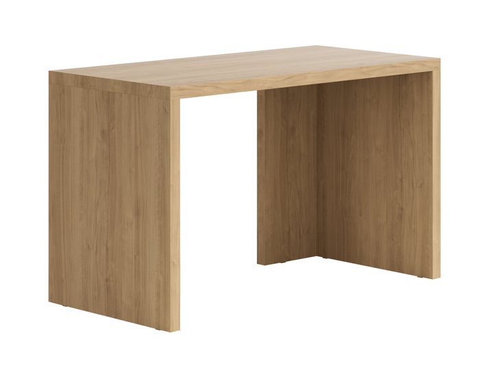 Мебель Стол Module письменный с двумя опорами. Цвет Грецкий орех. Материал Ламинатин. Коллекция Стол Module письменный с двумя опорами. Картинка.