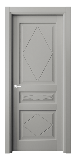 Межкомнатная дверь 6345 МНСР . Цвет Матовый нейтральный серый. Материал Гладкая эмаль. Коллекция Тоскана Ромбо. Фото. Дверь межкомнатная 6345 МНСР . Цвет Матовый нейтральный серый. Материал Гладкая эмаль. Коллекция Тоскана Ромбо. Картинка.