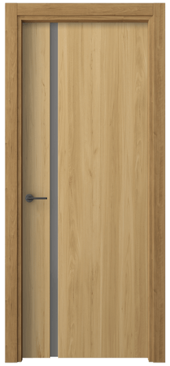 Дверь межкомнатная 4222 СЛВ СЕР САТ. Цвет Солнечный вяз. Материал Ламинатин. Коллекция Freedom. Картинка.