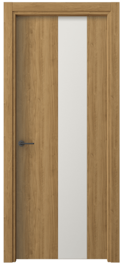 Дверь межкомнатная 4225 ГОР. Цвет Грецкий орех. Материал Ламинатин. Коллекция Freedom. Картинка.