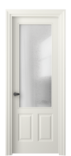 Дверь межкомнатная 8522 МЖМ ЛЕД. Цвет Матовый жемчужный. Материал Гладкая эмаль. Коллекция Esse. Картинка.