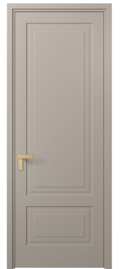Дверь межкомнатная 8341 МБСК. Цвет Матовый бисквитный. Материал Гладкая эмаль. Коллекция Рокка. Картинка.
