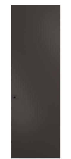 Дверь межкомнатная АКУ 0010 МАН Матовый антрацит. Цвет Матовый антрацит. Материал Гладкая эмаль. Коллекция Планум Про. Картинка.