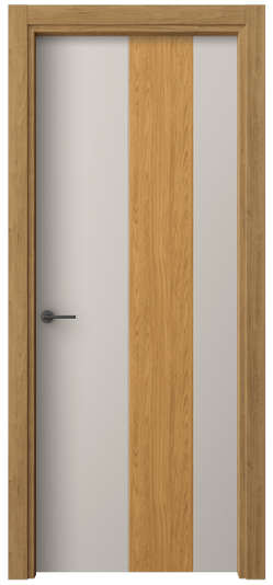 Дверь межкомнатная 4225 ПЭСС. Цвет ПЭТ светло-серый. Материал ПЭТ. Коллекция Freedom. Картинка.