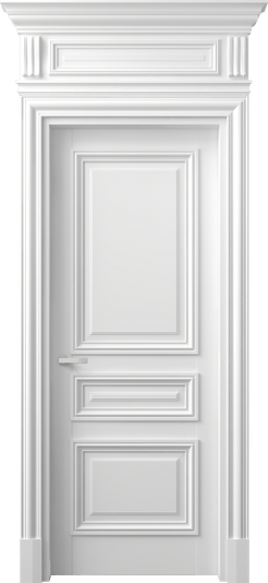 Дверь межкомнатная 7305 ББЛ. Цвет Бук белоснежный. Материал Массив бука эмаль. Коллекция Antique. Картинка.