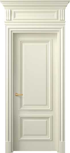 Дверь межкомнатная 7303 ММБ. Цвет Матовый молочно-белый. Материал Гладкая эмаль. Коллекция Антик. Картинка.