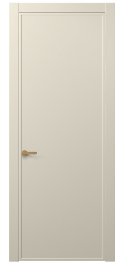 Дверь межкомнатная АКП 8601 МБСР. Цвет Матовый бежево-серый. Материал Гладкая эмаль. Коллекция Frame. Картинка.