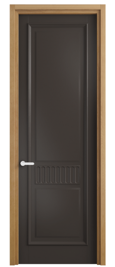 Дверь межкомнатная 6707 БАН. Цвет Бук антрацит. Материал Массив бука эмаль. Коллекция Charm. Картинка.