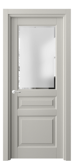 Дверь межкомнатная 0710 ДТСР САТ-Ф. Цвет Дуб тёплый серый. Материал Массив дуба эмаль. Коллекция Лигнум. Картинка.