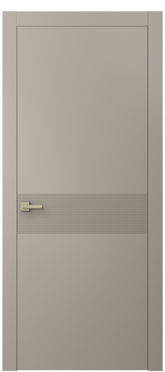 Дверь межкомнатная АКП 8041 МБСК Матовый бисквитный. Цвет Матовый бисквитный. Материал Гладкая эмаль. Коллекция Linea. Картинка.
