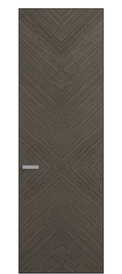Дверь межкомнатная 0205 ЭВСМФ. Цвет Эвкалипт серый матовый фризе. Материал Шпон эвкалипта Naturwood. Коллекция Rift. Картинка.