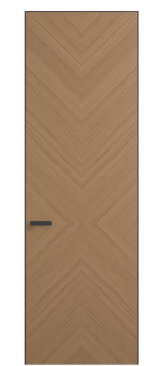 Дверь межкомнатная 0205 ДСПМР. Цвет Дуб сепия матовый. Материал Радиальный шпон Naturwood. Коллекция Rift. Картинка.