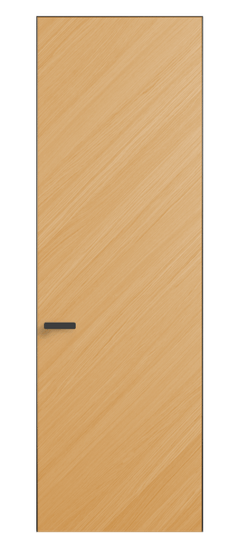 Дверь межкомнатная 0200 ДЗМЛР. Цвет Дуб золотой матовый. Материал Радиальный шпон Naturwood. Коллекция Rift. Картинка.