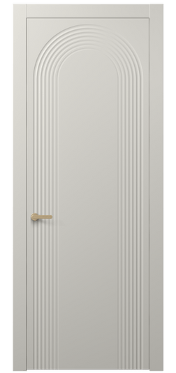 Дверь межкомнатная 8648 МТСР. Цвет Матовый тёплый серый. Материал Гладкая эмаль. Коллекция Alba. Картинка.