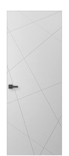 Дверь межкомнатная АКП 8048 ГРН. Цвет Грунт под покраску. Материал Грунт под покраску. Коллекция Linea. Картинка.