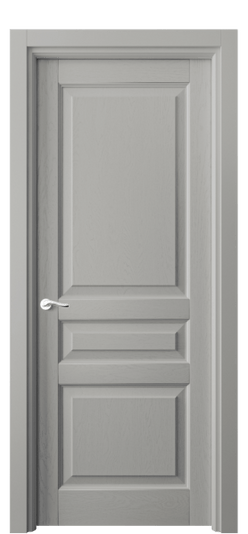 Дверь межкомнатная 0711 ДНСР. Цвет Дуб нейтральный серый. Материал Массив дуба эмаль. Коллекция Лигнум. Картинка.