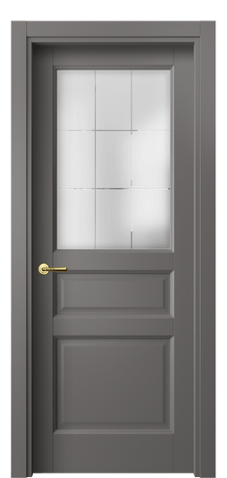 Межкомнатная дверь 1432 МКЛС Сатинированное стекло лофт. Цвет Матовый классический серый. Материал Гладкая эмаль. Коллекция Galant. Фото. Дверь межкомнатная 1432 МКЛС Сатинированное стекло лофт. Цвет Матовый классический серый. Материал Гладкая эмаль. Коллекция Galant. Картинка.