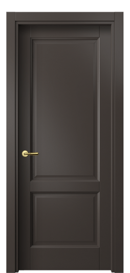 Дверь межкомнатная 1421 МАН. Цвет Матовый антрацит. Материал Гладкая эмаль. Коллекция Галант. Картинка.