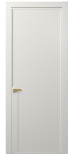 Дверь межкомнатная АКП 8603 МСР. Цвет Матовый серый. Материал Гладкая эмаль. Коллекция Frame. Картинка.