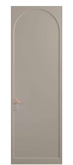 Дверь межкомнатная 7503 МБСК. Цвет Матовый бисквитный. Материал Гладкая эмаль. Коллекция Софтформ. Картинка.
