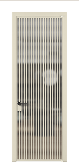 Дверь межкомнатная АЛПЛ040.06 АБСР MS. Цвет Алюминий бежево-серый. Материал Алюминий в эмали. Коллекция Formato. Картинка.