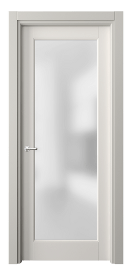 Дверь межкомнатная 6300 МПБЛ САТ. Цвет Матовый пудровый белый. Материал Гладкая эмаль. Коллекция Тоскана Элегантэ. Картинка.
