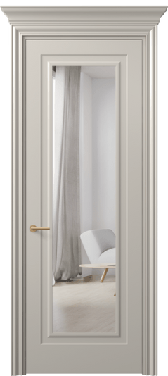 Межкомнатная дверь 8403 МСБЖ Зеркало с одной стороны. Цвет Матовый светло-бежевый. Материал Гладкая эмаль. Коллекция Mascot. Фото. Дверь межкомнатная 8403 МСБЖ Зеркало с одной стороны. Цвет Матовый светло-бежевый. Материал Гладкая эмаль. Коллекция Mascot. Картинка.