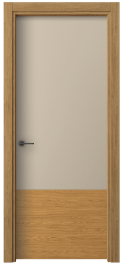 Дверь межкомнатная 4229 ПЭСБ. Цвет ПЭТ светло-бежевый. Материал ПЭТ. Коллекция Freedom. Картинка.