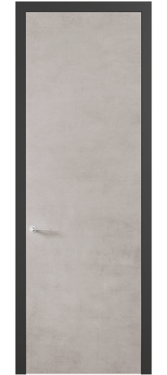 Дверь межкомнатная 0010 ЛСЕ Леон серебро. Цвет Леон серебро. Материал Teknofoil Ламинатин. Коллекция Planum Pro. Картинка.