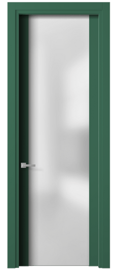 Дверь межкомнатная 4114 - planum NCS S 4020-G. Цвет NCS NCS S 4020-G. Материал Гладкая эмаль. Коллекция Planum. Картинка.